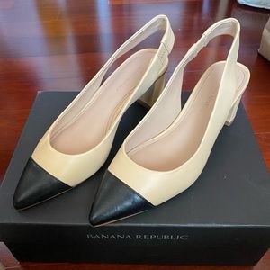 Low Block-Heel Slingback Pump